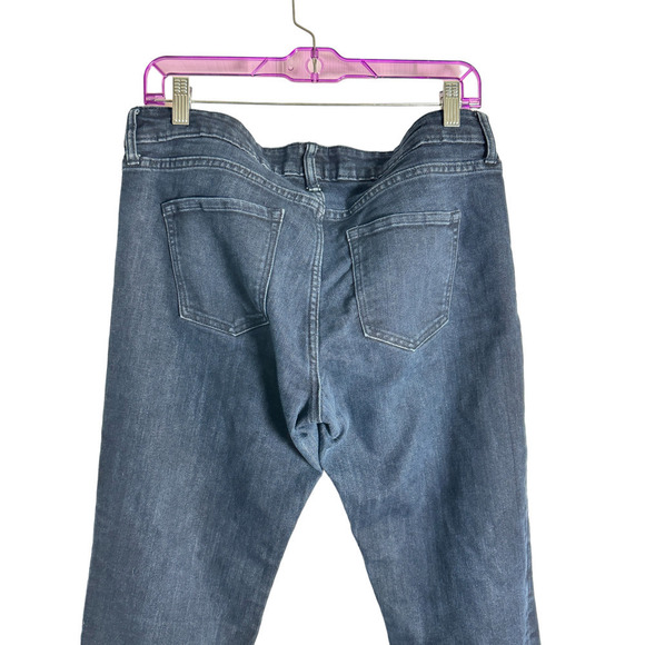 GAP Real Straight FIT Dark Wash Jeans 12 Long - Picture 4 of 6